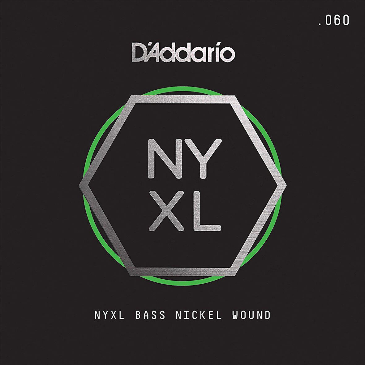 DADDARIO NYXLB060 BASS TEK TEL, NYXL SERİSİ, NİKEL SARIM, 0.060