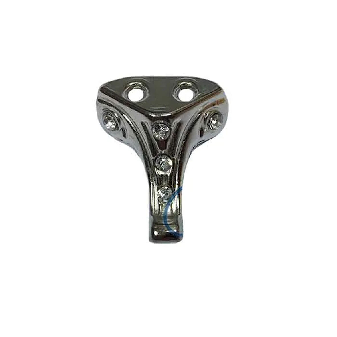 Moda Taşlı Ahşap, Mdf, Sunta Sandık Ayağı, Kutu Ayak 2,5 Cm - Nikel