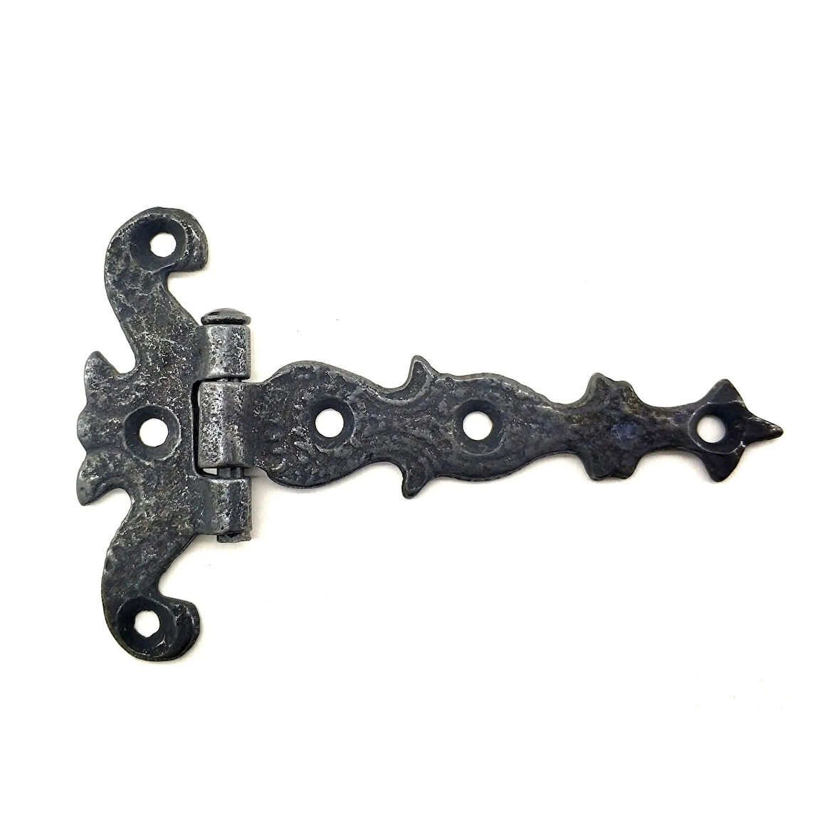 Antika Tarz Dekoratif Pirinç Kuyruklu Kelebek Menteşe - 63x100 Mm, Oksit