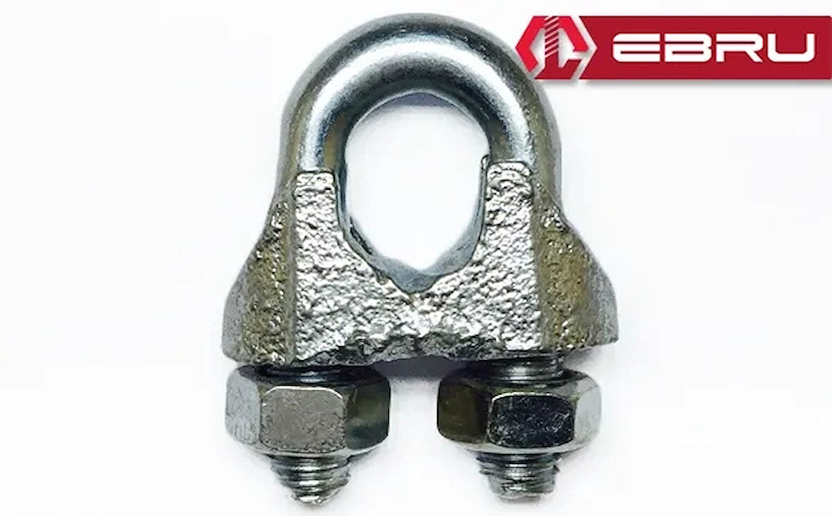 Çelik Halat Bağlama, Düğüm, Klemens 3 Mm - 50 Adet