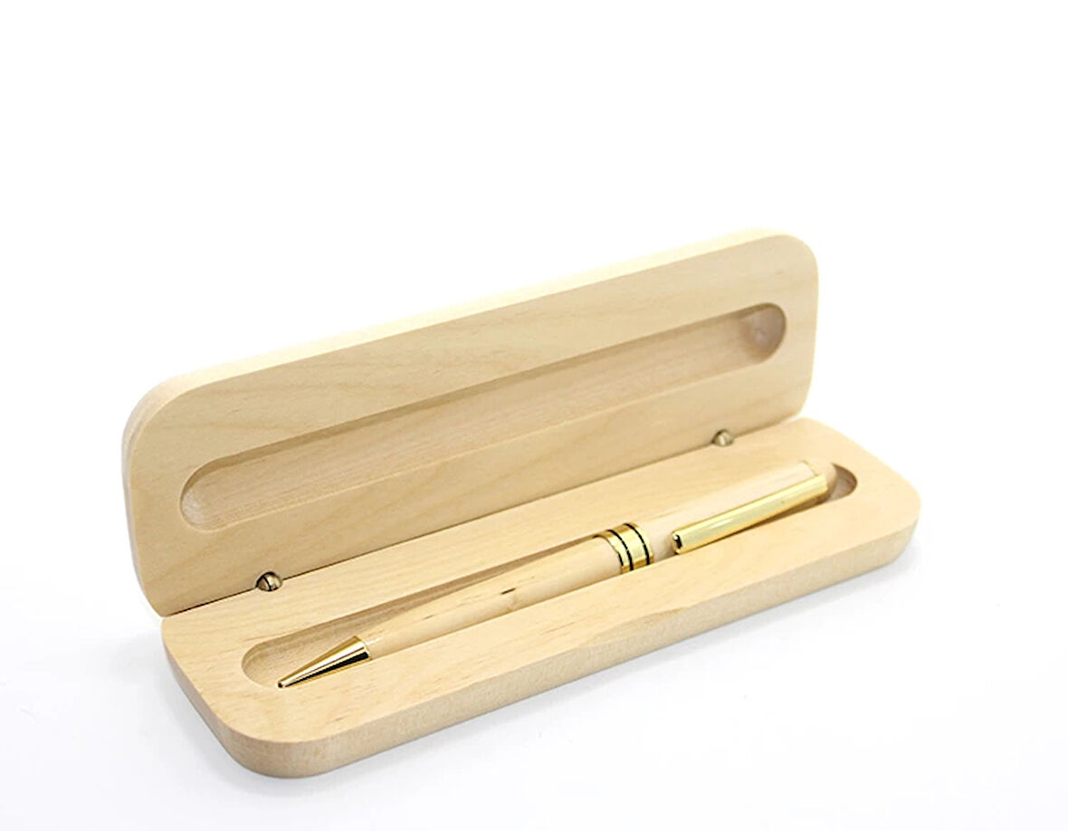 Ahşap Kutulu Tükenmez Kalem Model 1