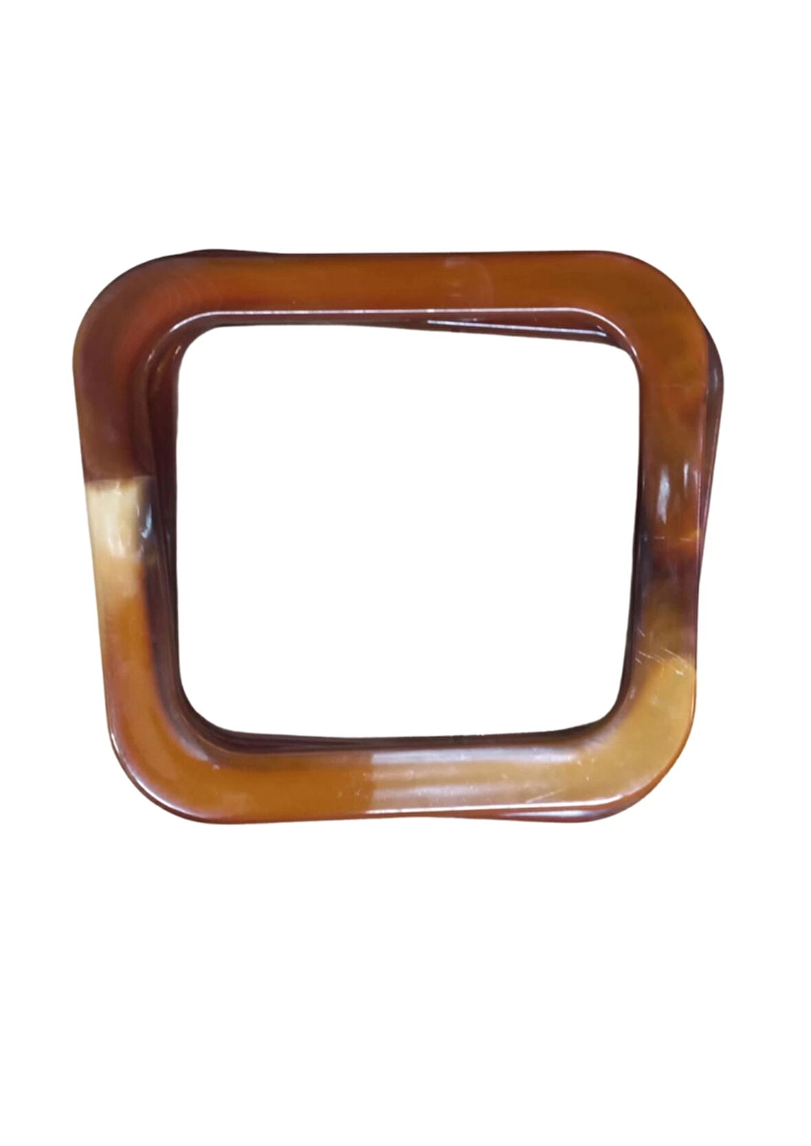 Çanta Sapı Kare Kahverengi 11 cm