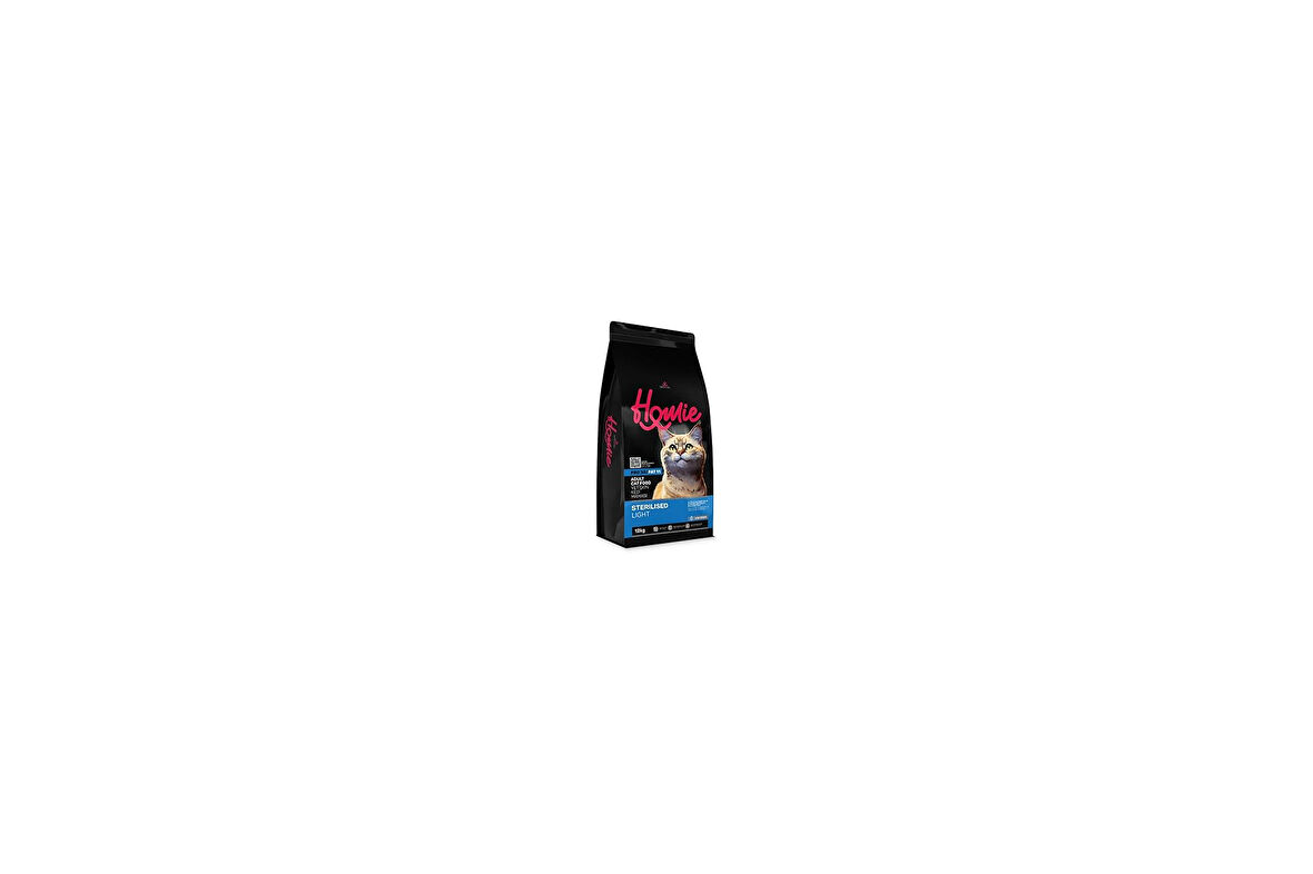 Homie Düşük Tahıllı Kısırlaştırılmış Yetişkin Maması 12 Kg