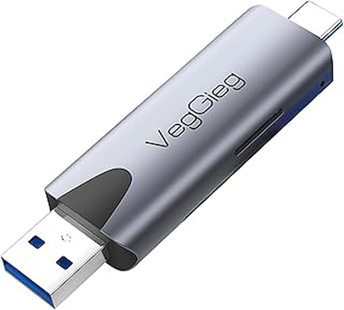 Type-C ve USB 3.0 SD-MicroSD TF Kart Okuyucu