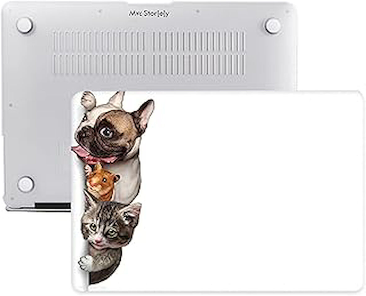 McStorey Macbook Pro Kılıf 15 inç A1707 A1990 ile Uyumlu Animal01NL R-274
