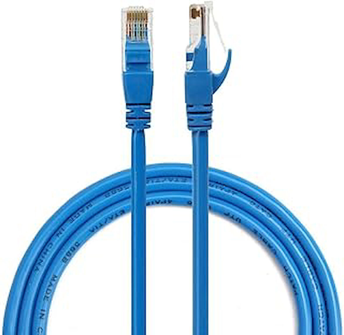 Alfais 4216 Cat6 Ethernet Patch İnternet Kablosu, Mavi, 5 m