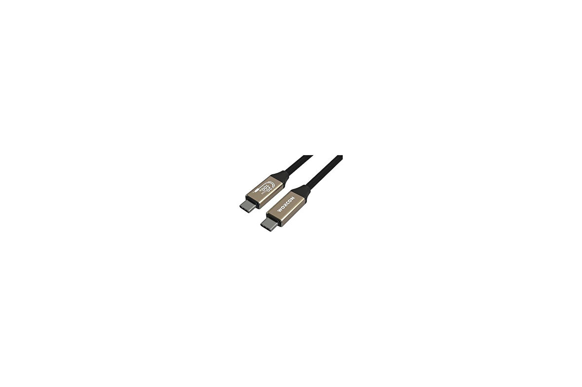 Woxcon - USB C Hızlı Şarj ve Görüntü Kablosu, USB 3.2 GEN2 Standart 20G Bandwith, Thunderbolt 4/3 uyumluluk, 4K 60Hz Çözünürlüğüne kadar destekler, 5A 20V, 100W Şarj Gücü 2 Metre