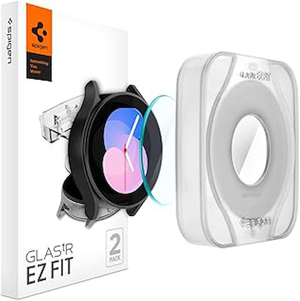 Galaxy Watch 4 Cam Ekran Koruyucu Kolay Kurulum Glas.tR EZ Fit Slim HD - AGL03428