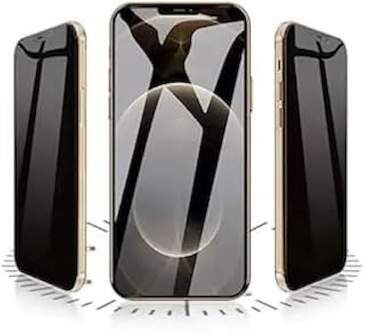 Toprak Bilişim iPhone 13 Pro Max Uyumlu Full Kaplama 6d Hayalet Ekran Koruyucu Dayanıklı 9h Temperli Cam