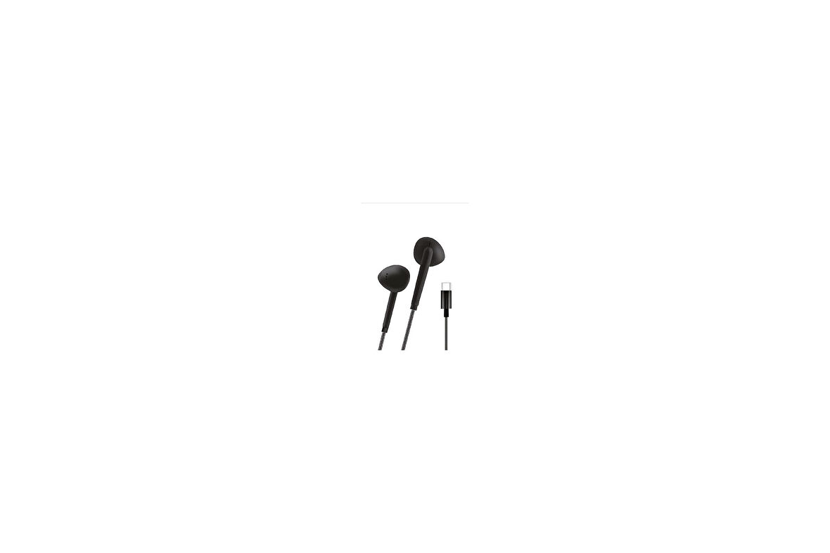 LinkTech H36 Type-C Stereo Kulak İçi Kablolu Kulaklık Siyah