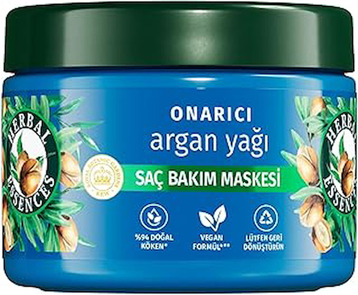 Herbal Essences Onarıcı Argan Yağı Saç Bakım Maskesi 300ml