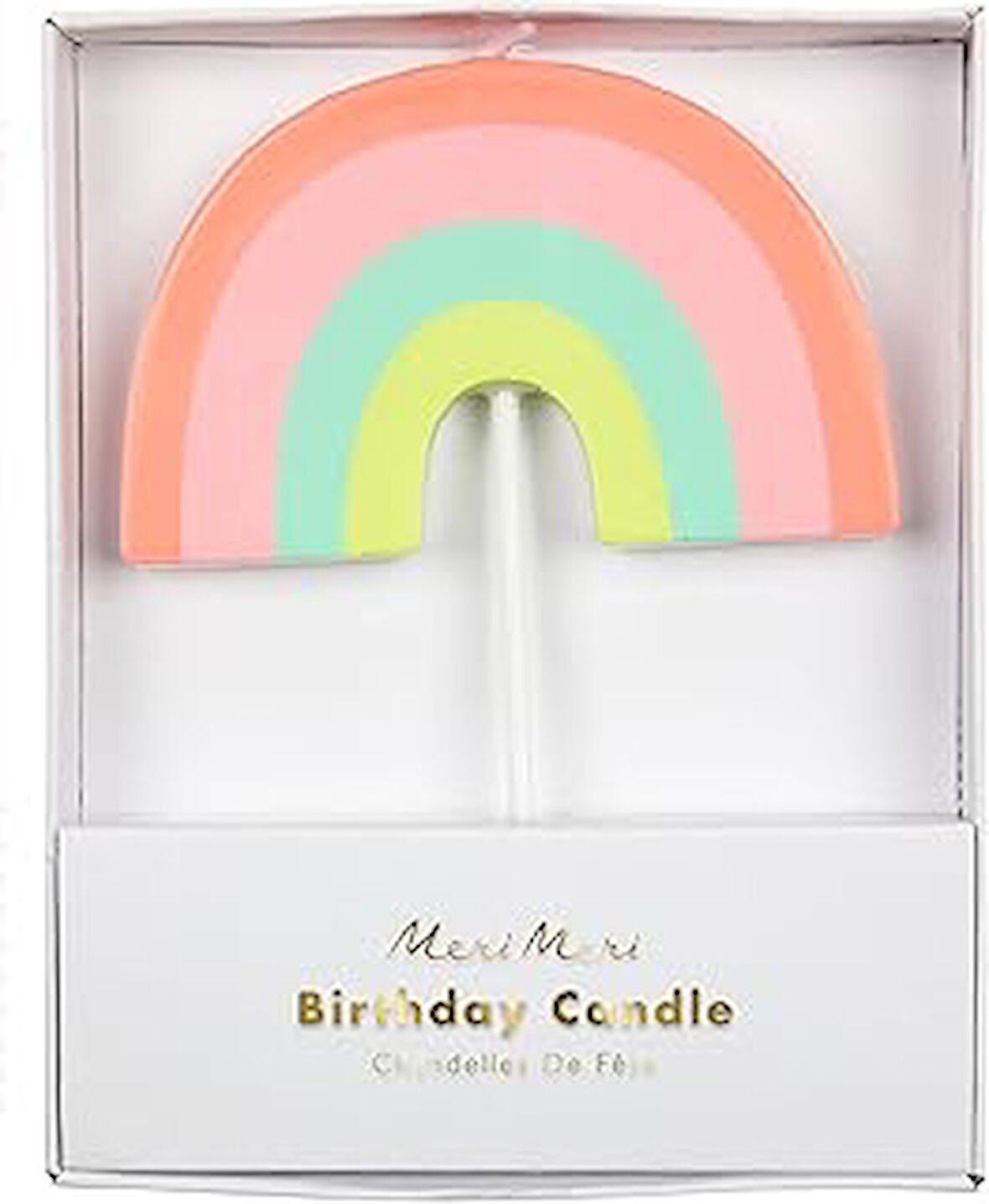 Meri Meri Rainbow Candle Gökkuşağı Mum