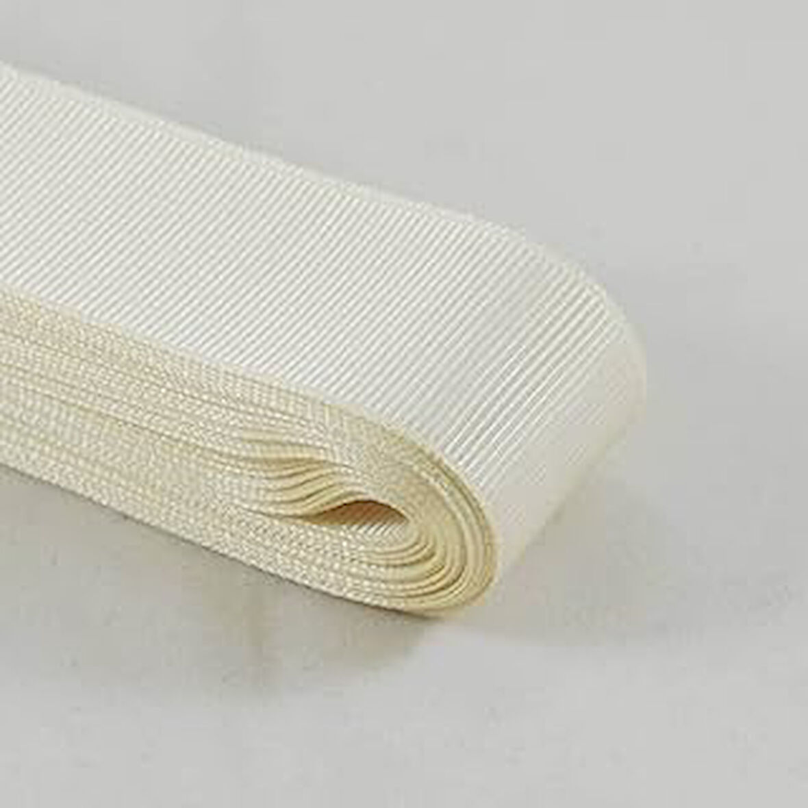 PARTİ VİTRİNİ Krem Renk Grogren Kurdela 3 Cm. X 10 Metre