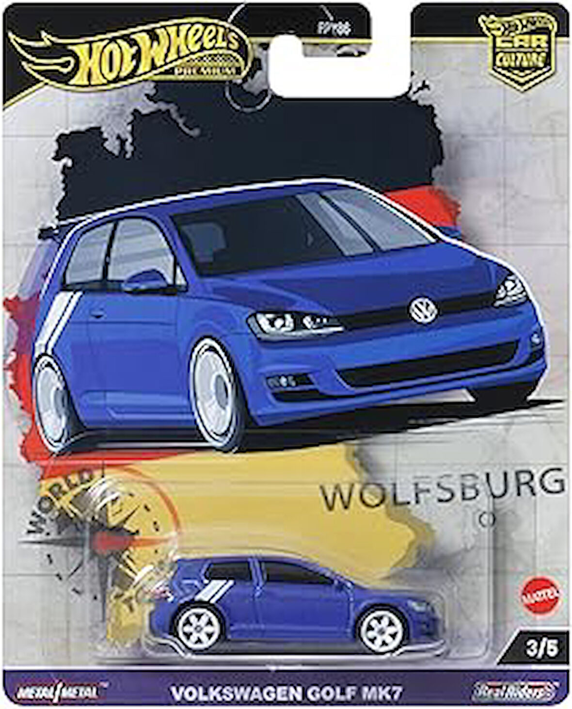 Hot Wheels Premium Car Culture VOLKSWAGEN GOLF MK7 HRV79 FPY86