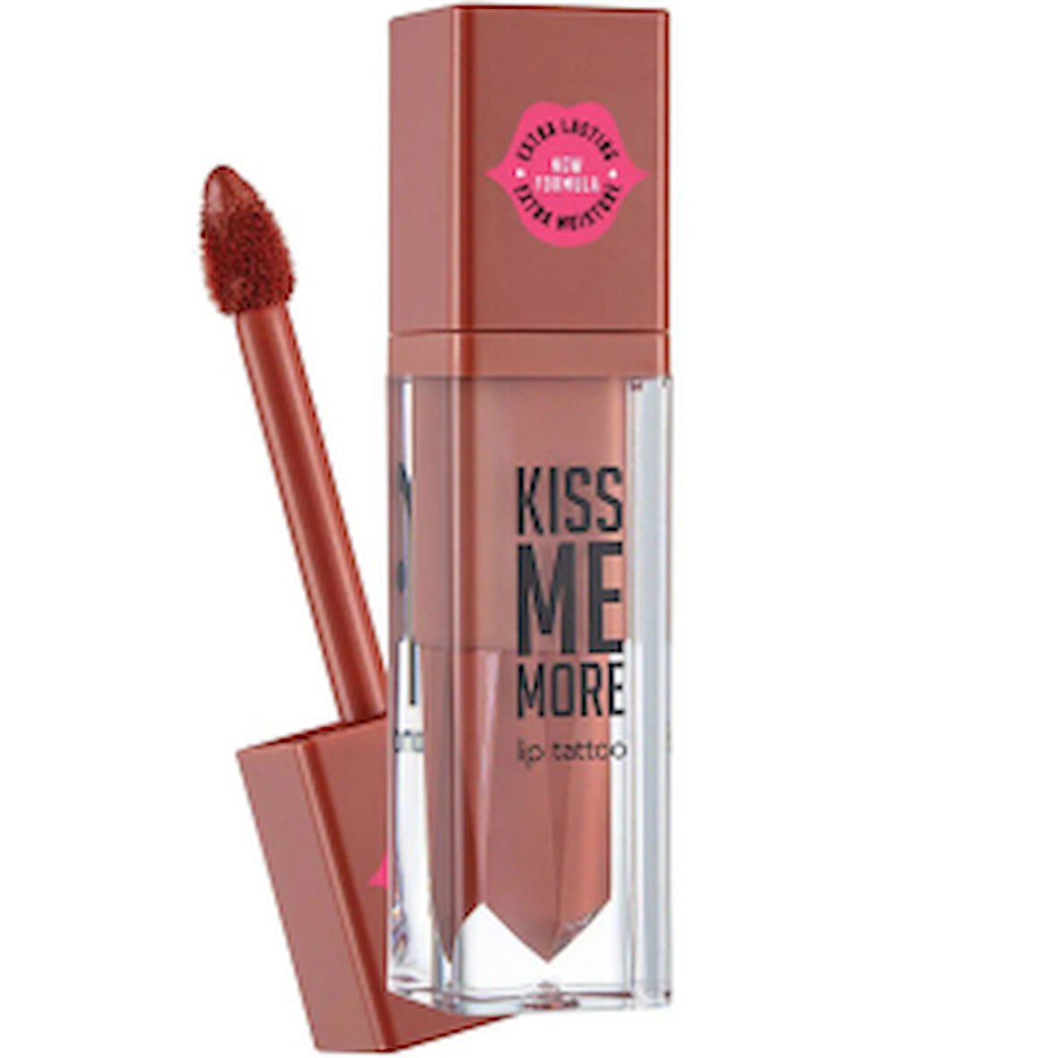 Kiss Me More Lip Tatto - Mat Likit Ruj No: 019 Caramel