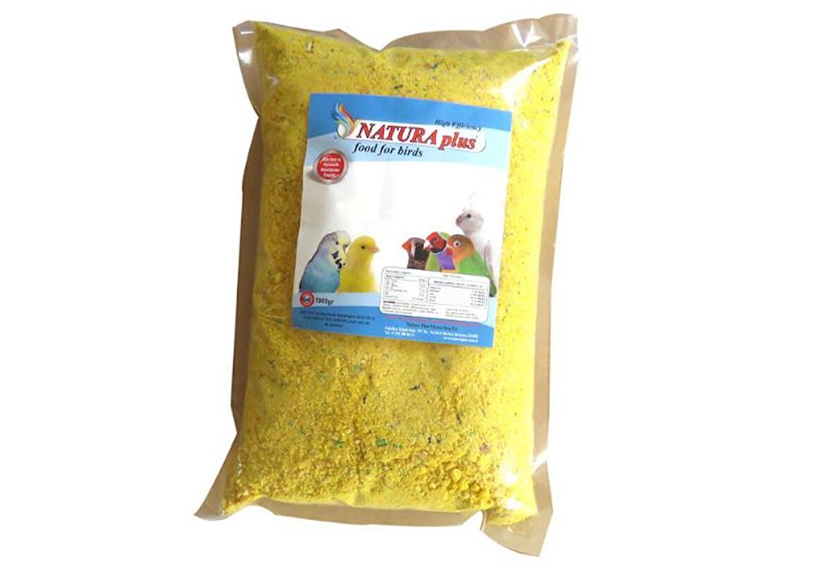 Natura Plus Muhabbet Kuşu Maması 3 KG Poşet