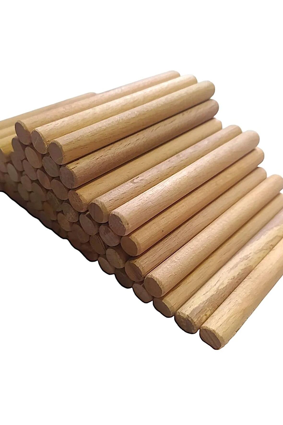Ahşap Kavela Çıta Çubuk Kavela 1 .kalite Yivsiz 8 Mm 15 Cm 40 Adet