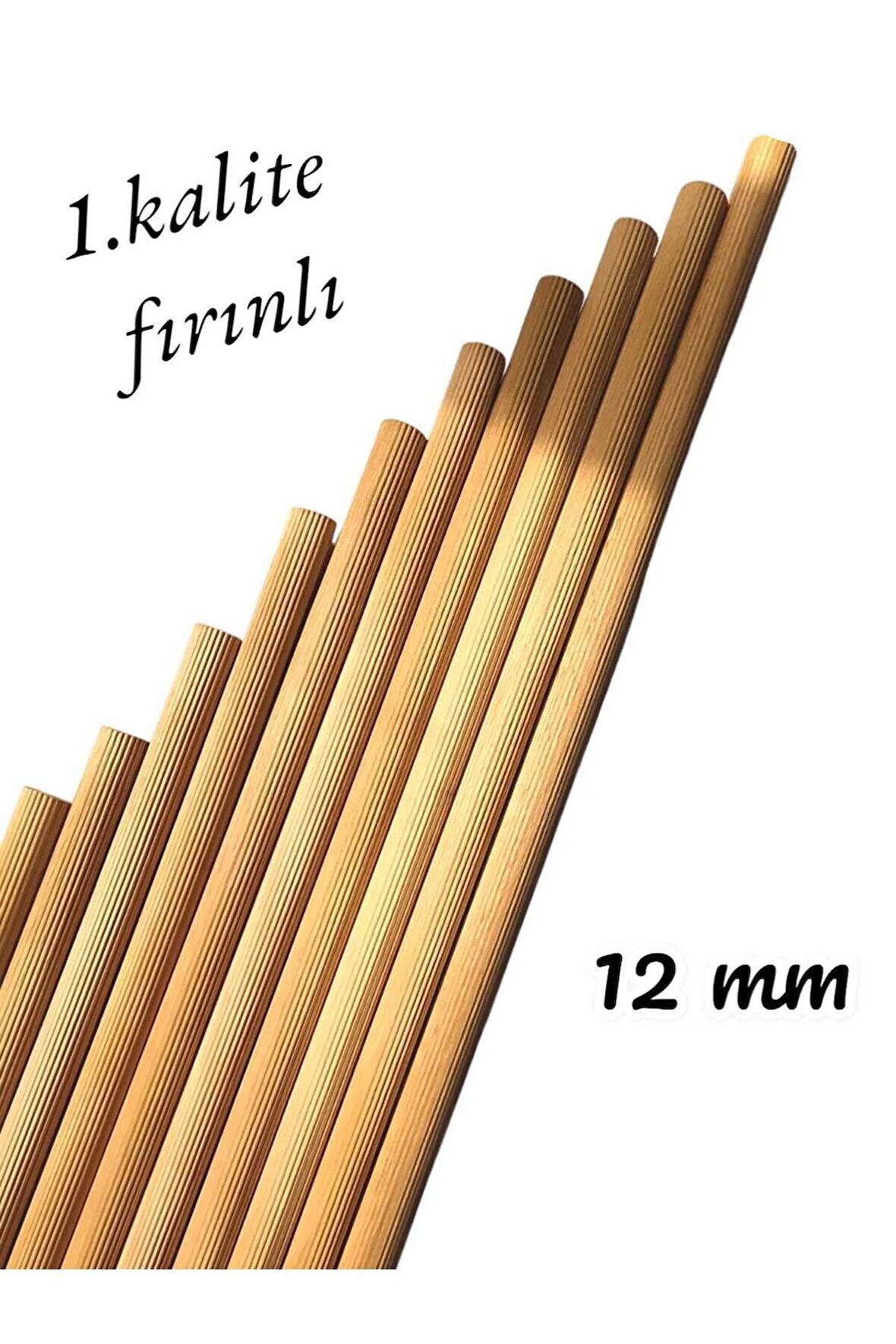 Ahşap Kayın Kavale 1.kalite 12 Mm X 100 Cm Fırınlanmış Yivli Kavela 5 Adet