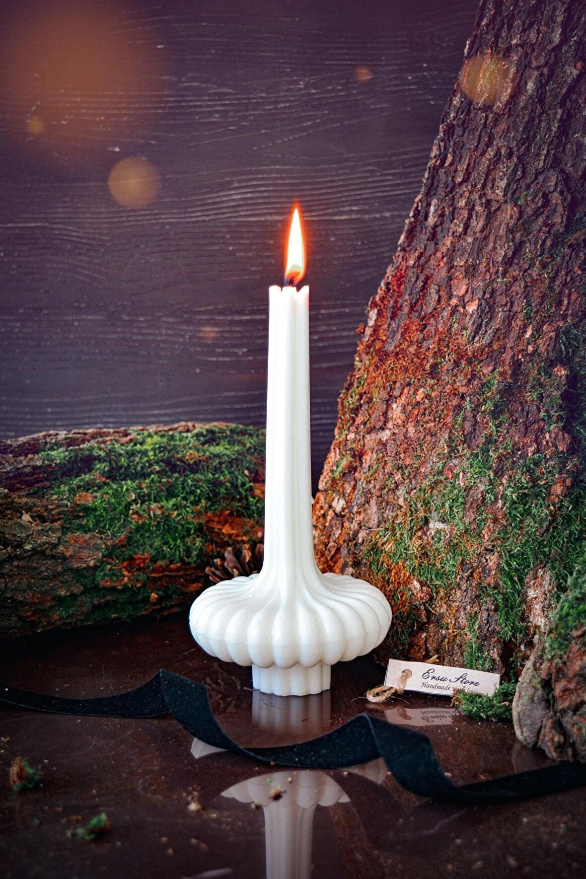 Doğal Soya Wax Dekorasyon Vazo Mum