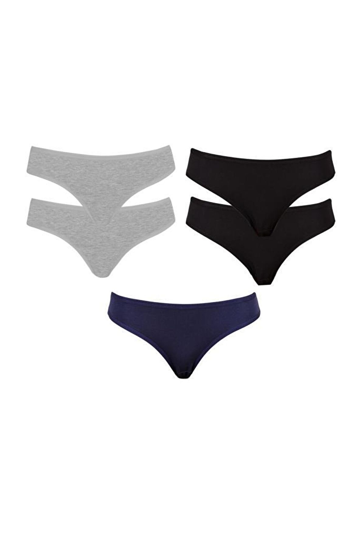 Apak Akala (5 li paket) Basic Likralı Kadın Bikini Külot 103