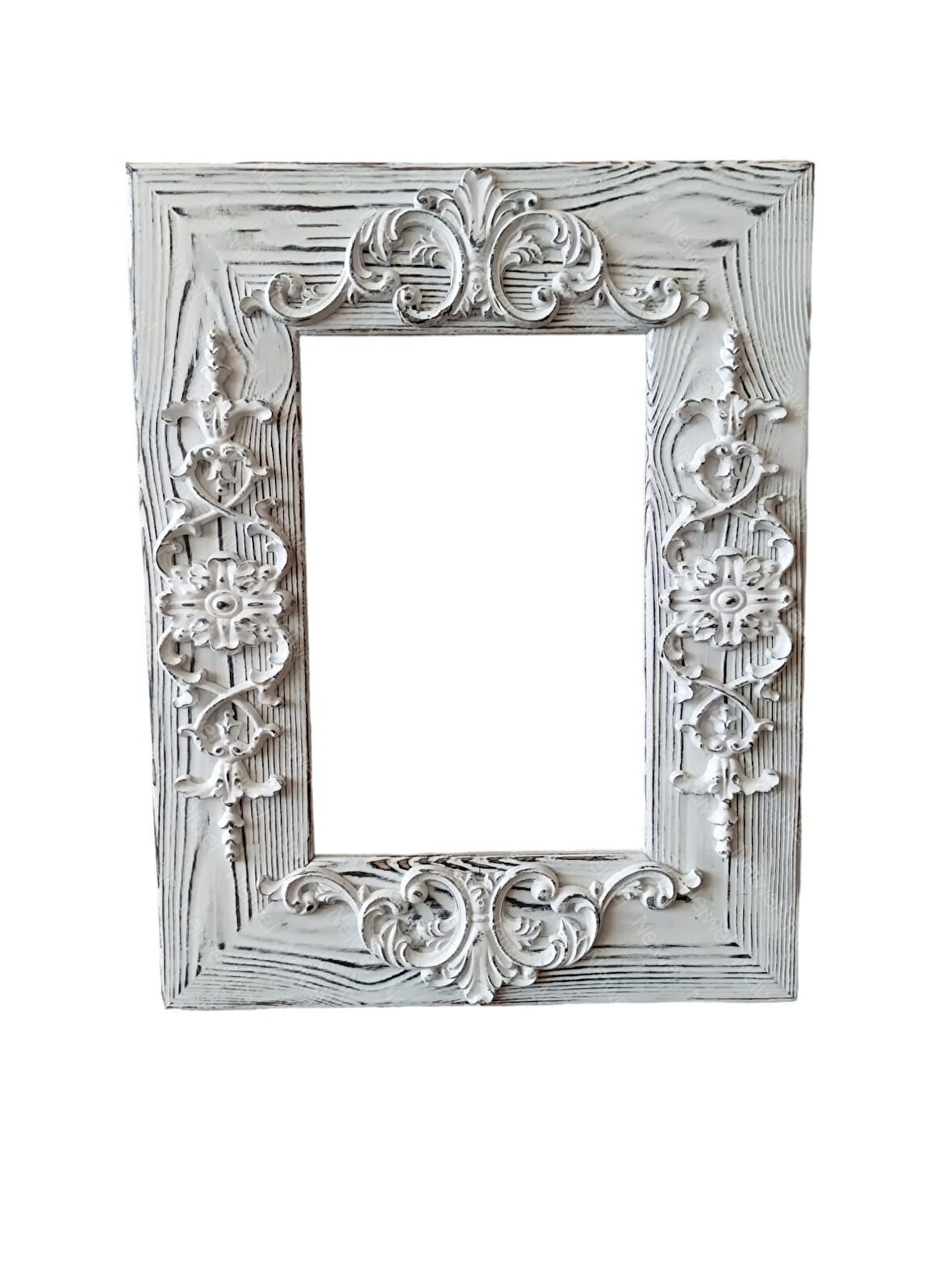 Neiwel Vintage Flora Ahşap Resim ve Ayna Çerçevesi 
