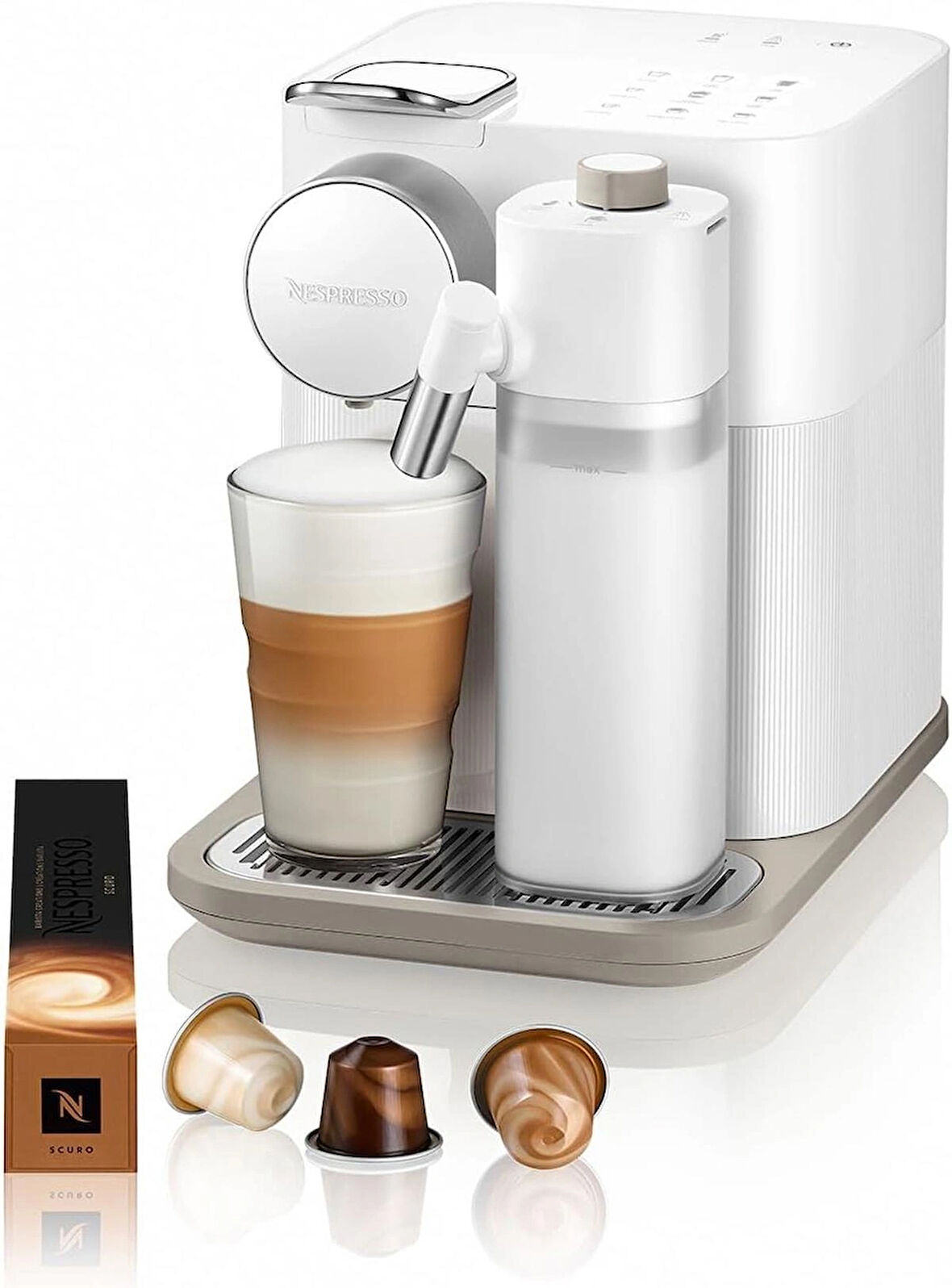 Nespresso Gran Lattissima F541 Kahve Makinesi, Beyaz