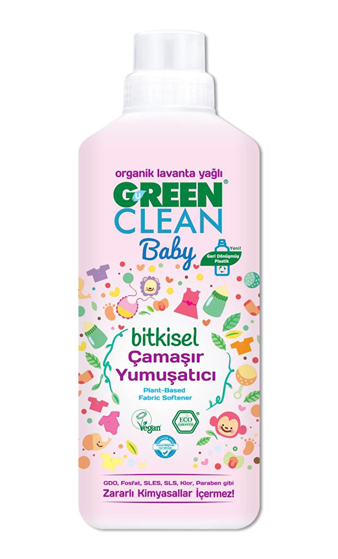 Nessiworld Green Clean Baby Bitkisel Çamaşır Yumuşatıcı 1000 ml