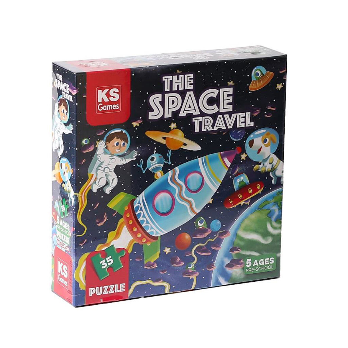 NessiWorld 32711 The Space Travel Pre School Puzzle -KS Puzzle