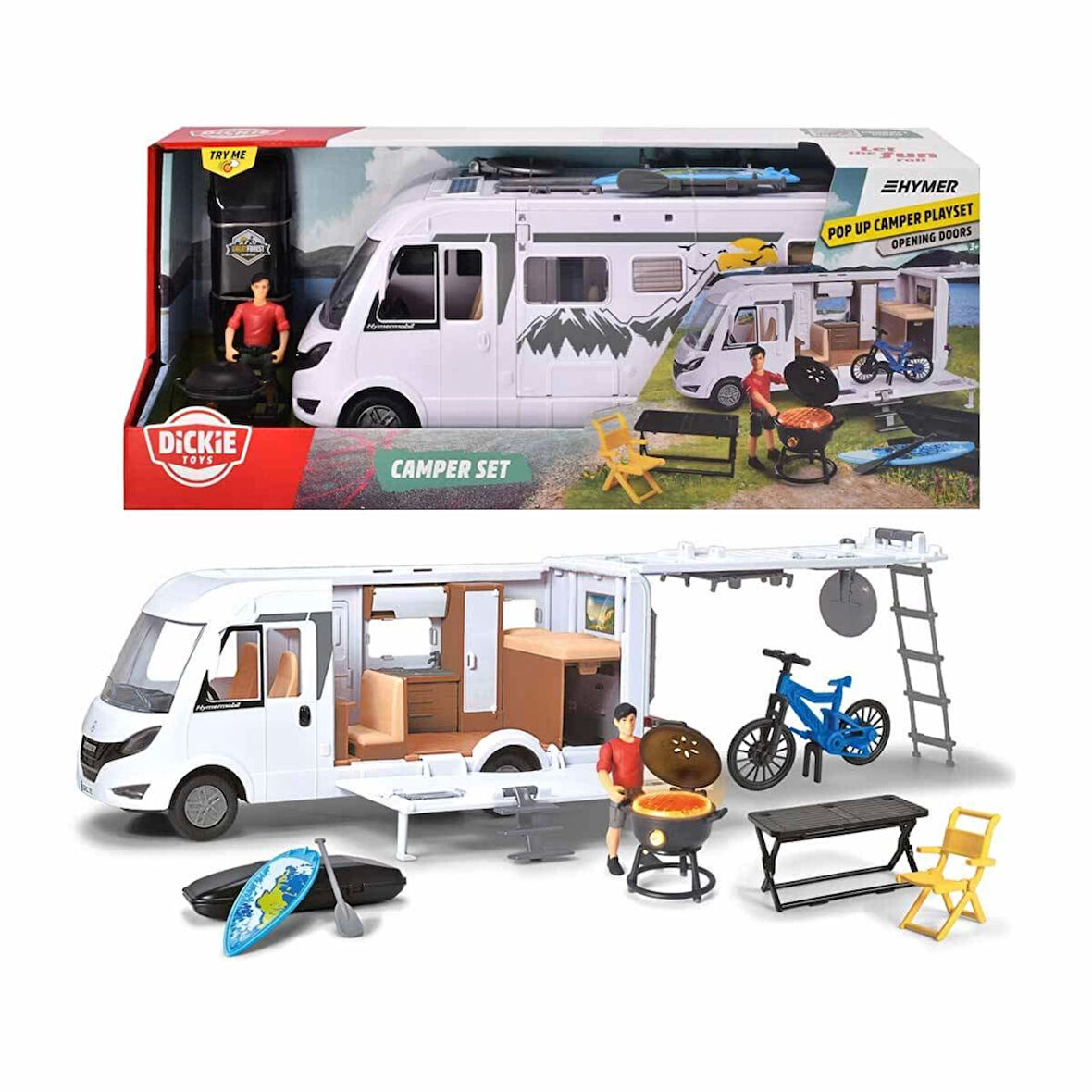 NessiWorld Dickie Işıklı Karavan Kamp Oyun Seti 203837021