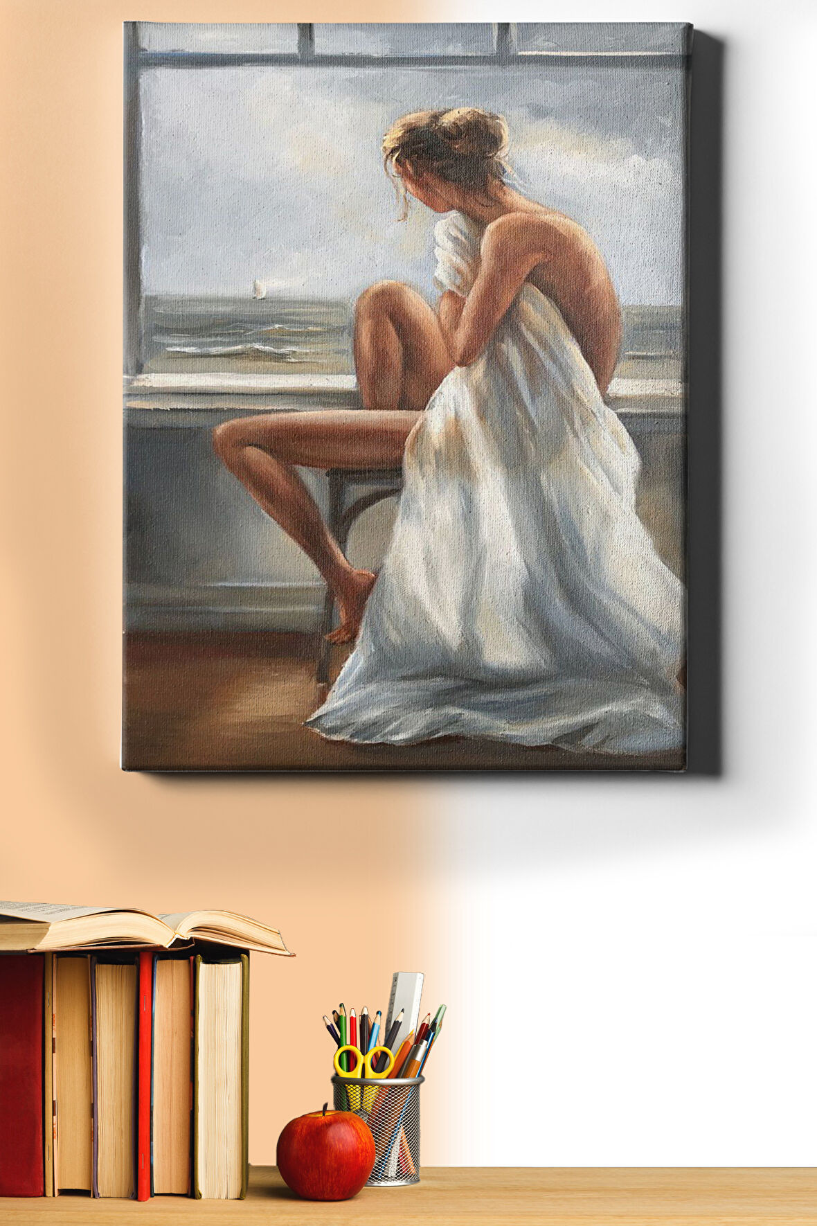 Sayılarla Boyama Seti Kasnaklı Duruş 2 60 X 75 Cm