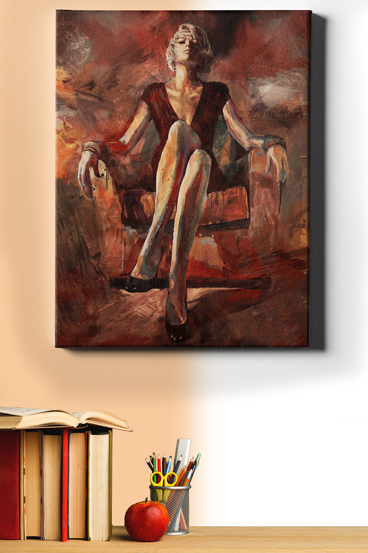 Sayılarla Boyama Seti Kasnaklı Duruş 3 40 X 50 Cm