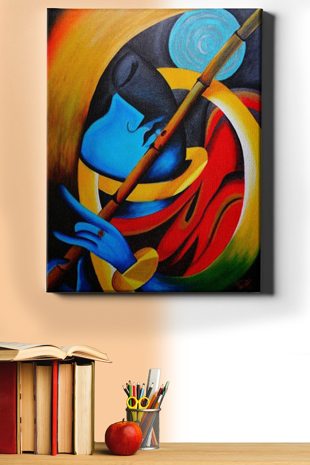 Sayılarla Boyama Seti Kasnaklı Neyzen 60 X 75 Cm