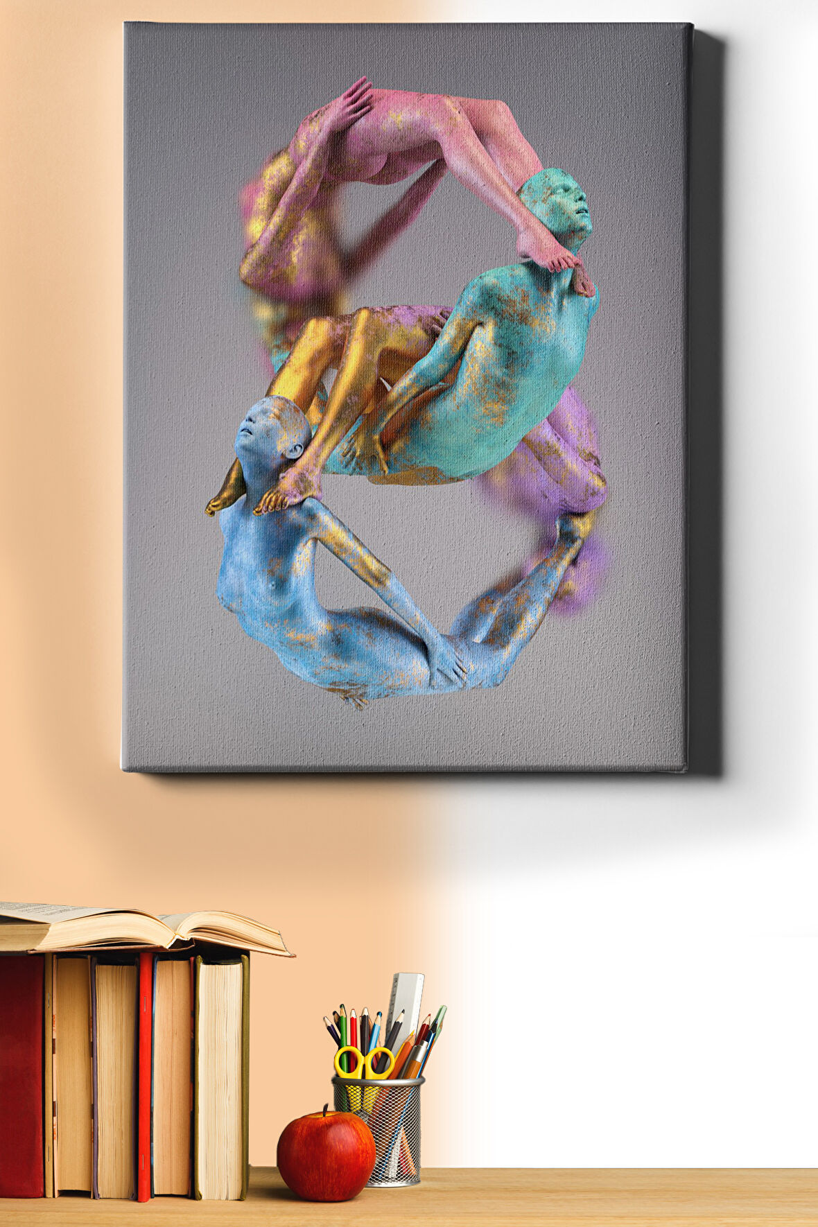 Sayılarla Boyama Seti Kasnaklı Sonsuzluk Döngüsü 60 X 75 Cm