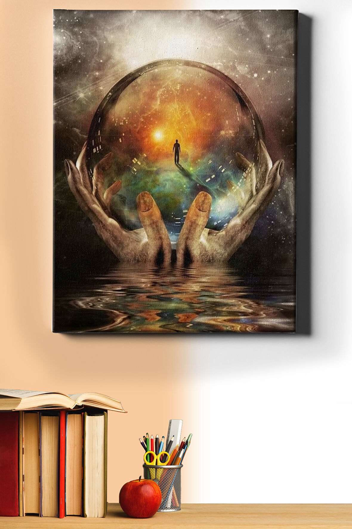 Sayılarla Boyama Seti Kasnaklı Hayal Küresi 60 X 75 Cm