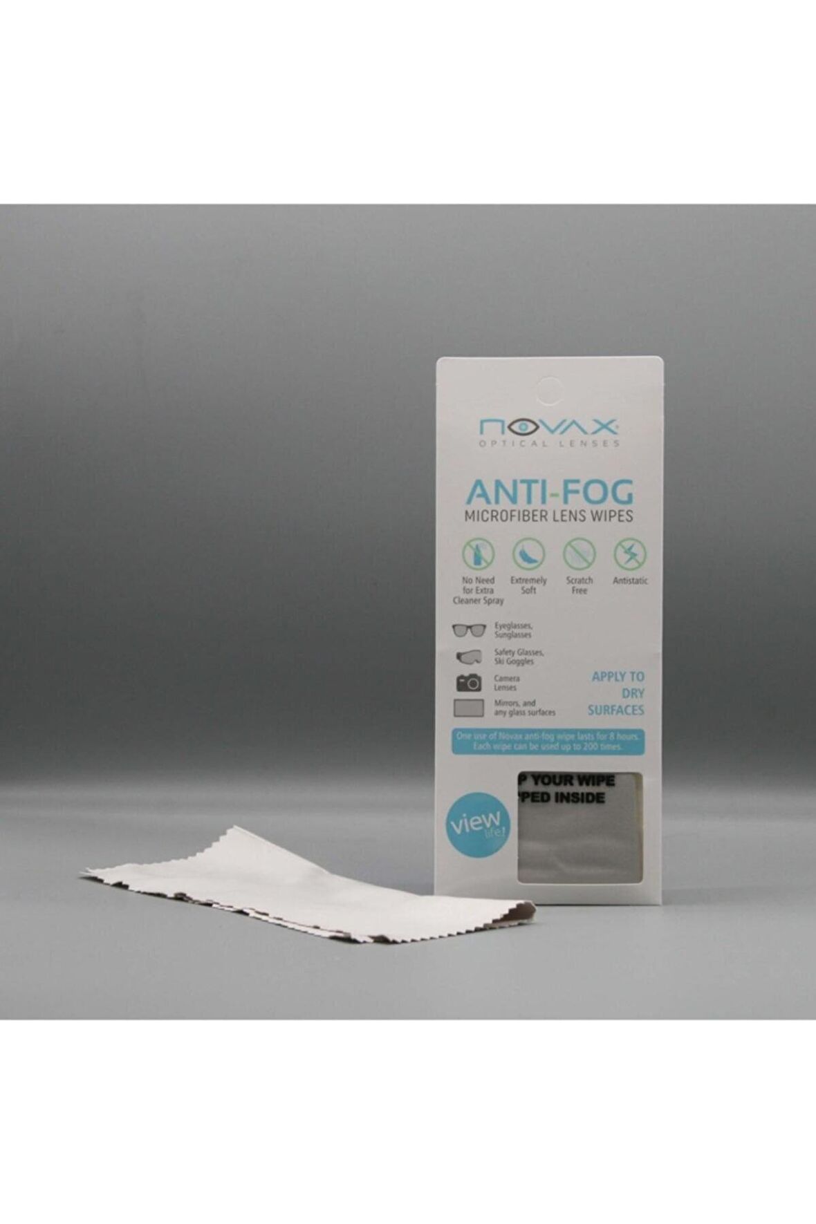 Novax Anti Fog Buğu Önleyici Gözlük Camı Bezi