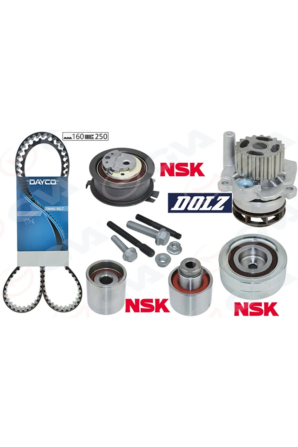 DEVİRDAİMLİ TRİGER SETİ CRAFTER-T6-A3-JETTA-CADDY-POLO-PASSAT 1.2-1.6-2.0 TDI CA