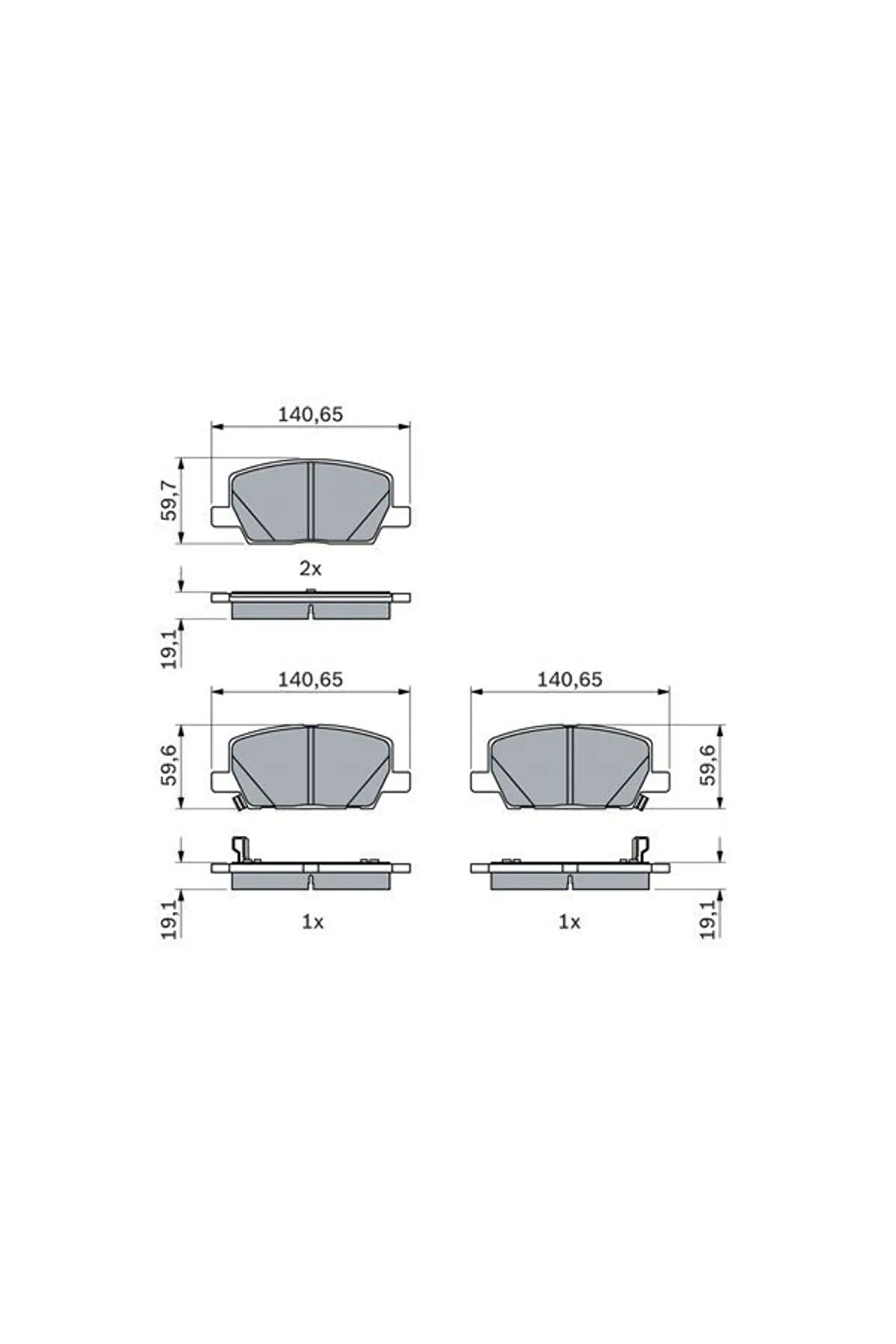 ÖN FREN BALATASI MOKKA 13 300 mm