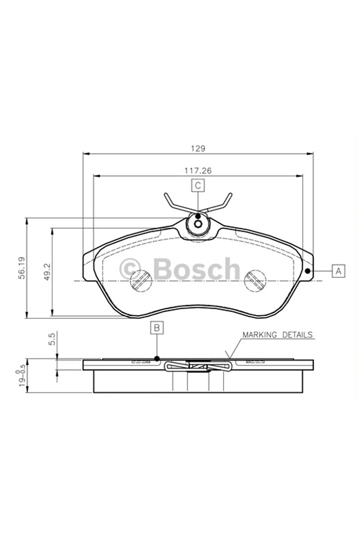 ÖN FREN BALATASI CITROEN C2 06 09 C3 03 10