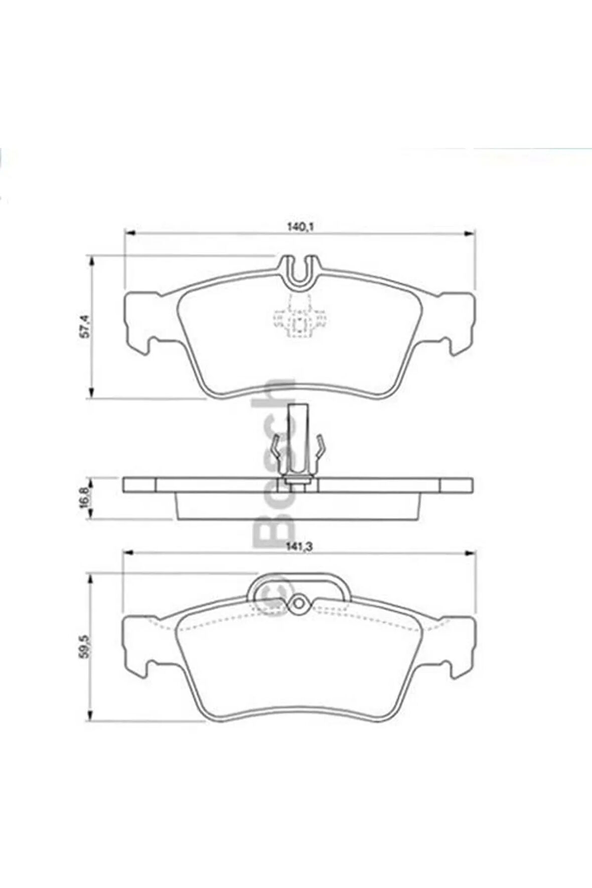 FREN BALATASI ARKA MERCEDES C218 C219 W211 S211 W212 S212 W221 C215