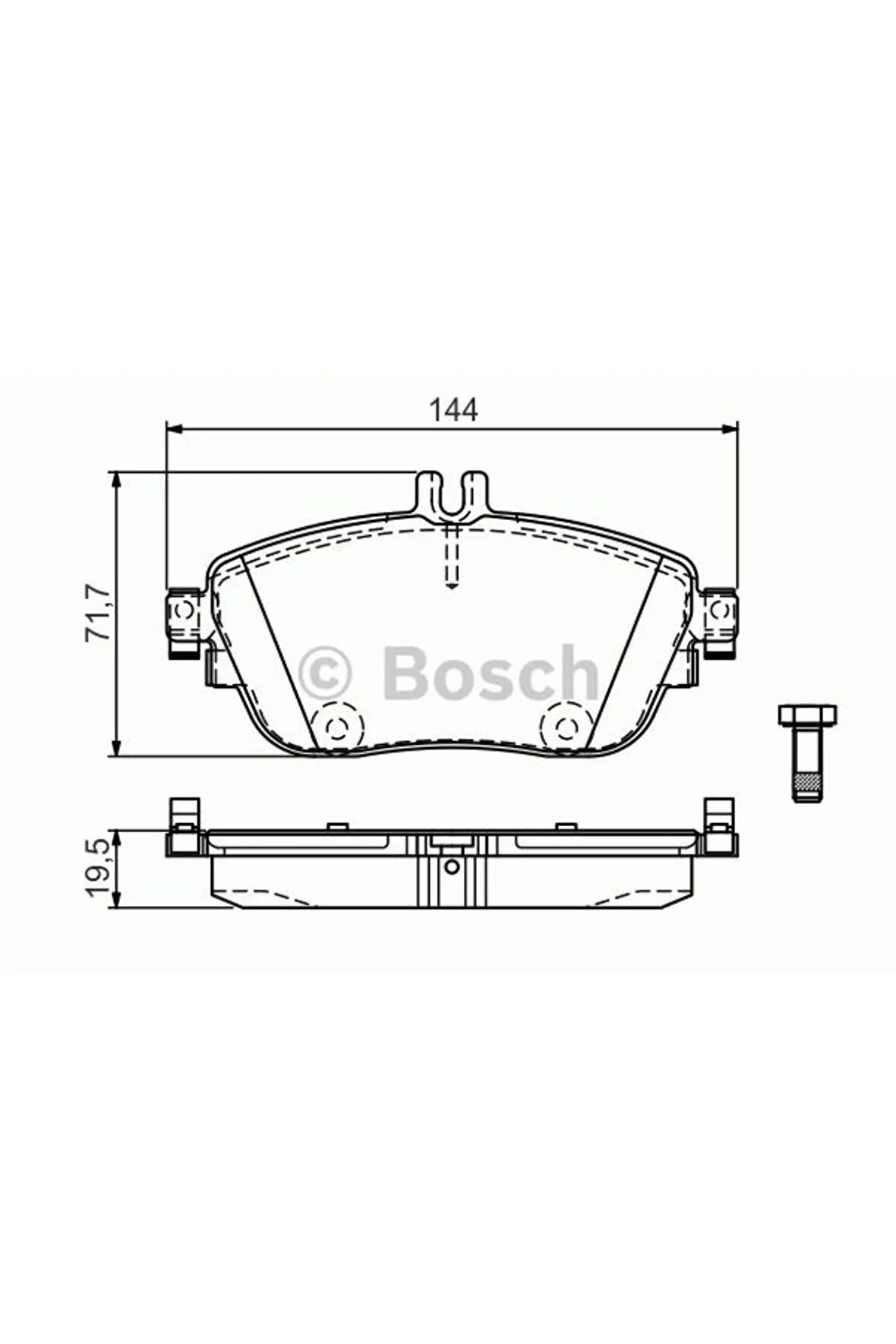 Fren Balatası On Mercedes W176 W246 C117 X117 X156