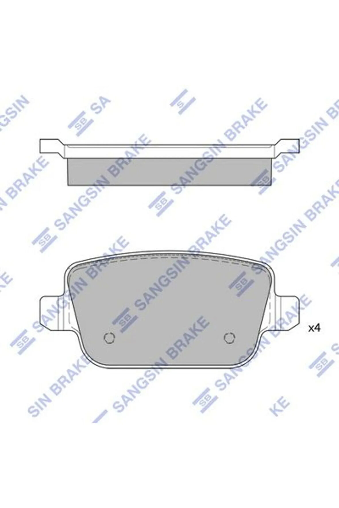 Arka Fren Balata Land Rover Freelander 06- / Ford Mondeo Iv 07- / Focus Iı. Gala