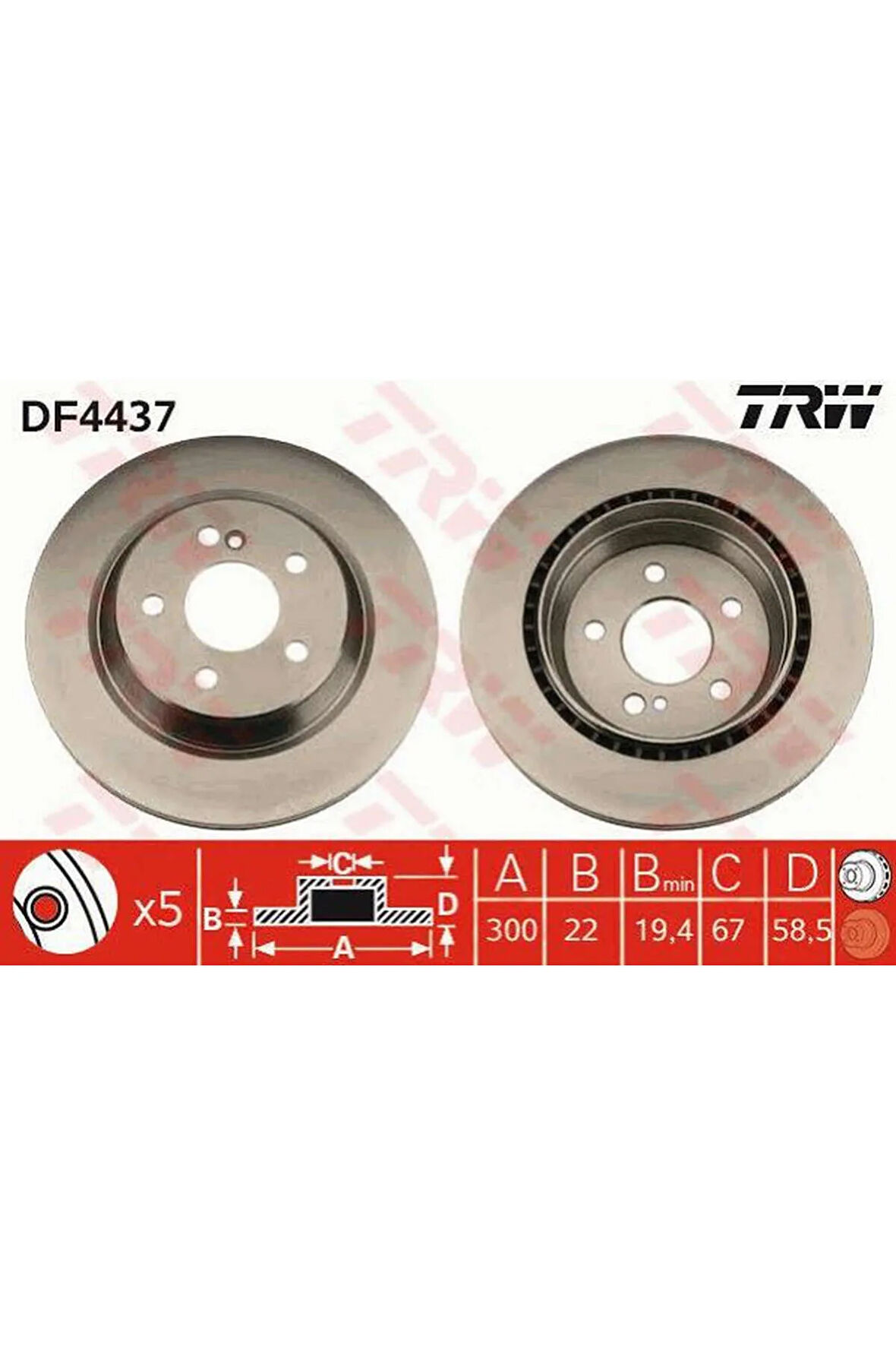 FREN DISKI ARKA MERCEDES W202 W203 S203 W210 S210 313105