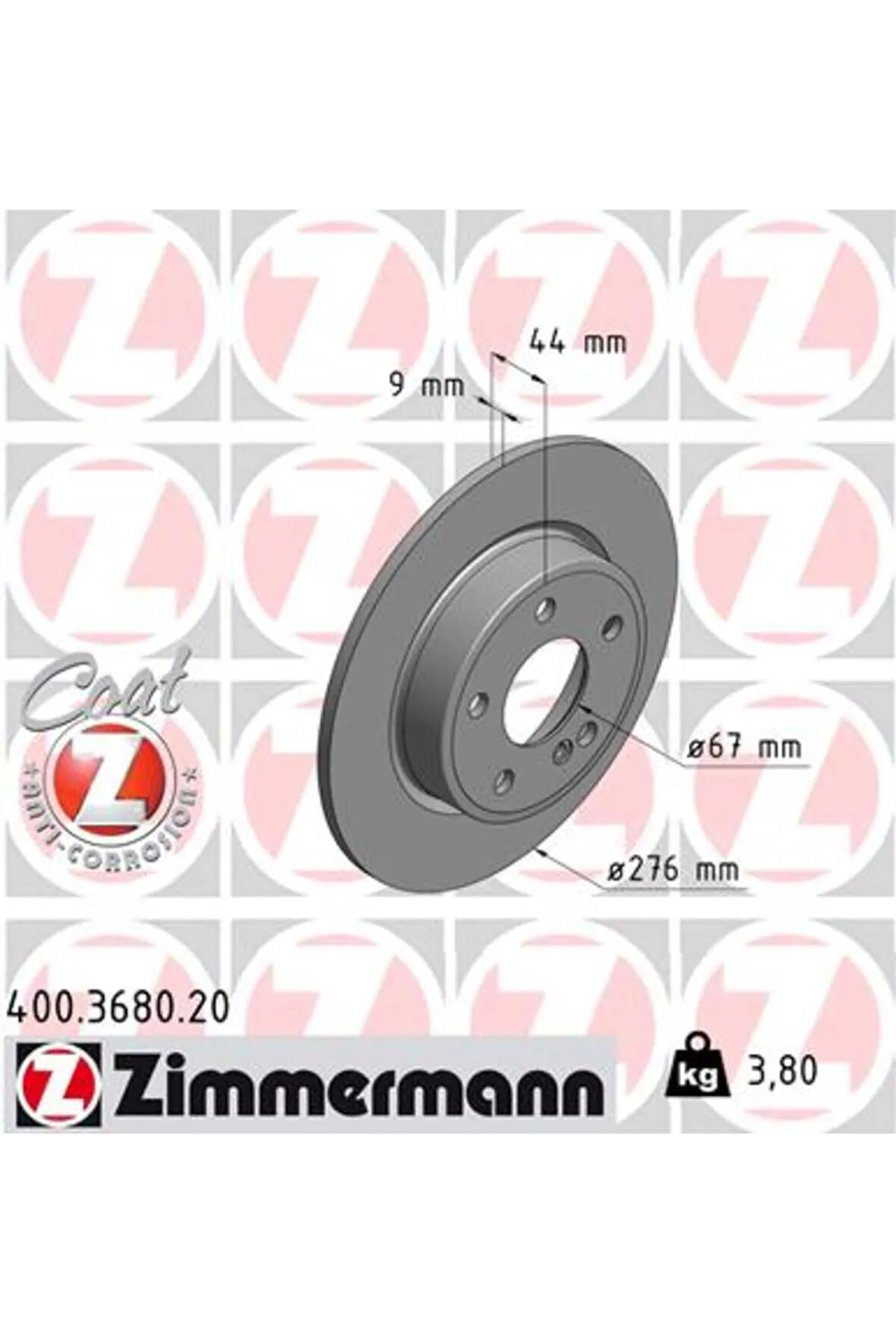 Fren Dıskı Arka Mercedes W176 W246 C117