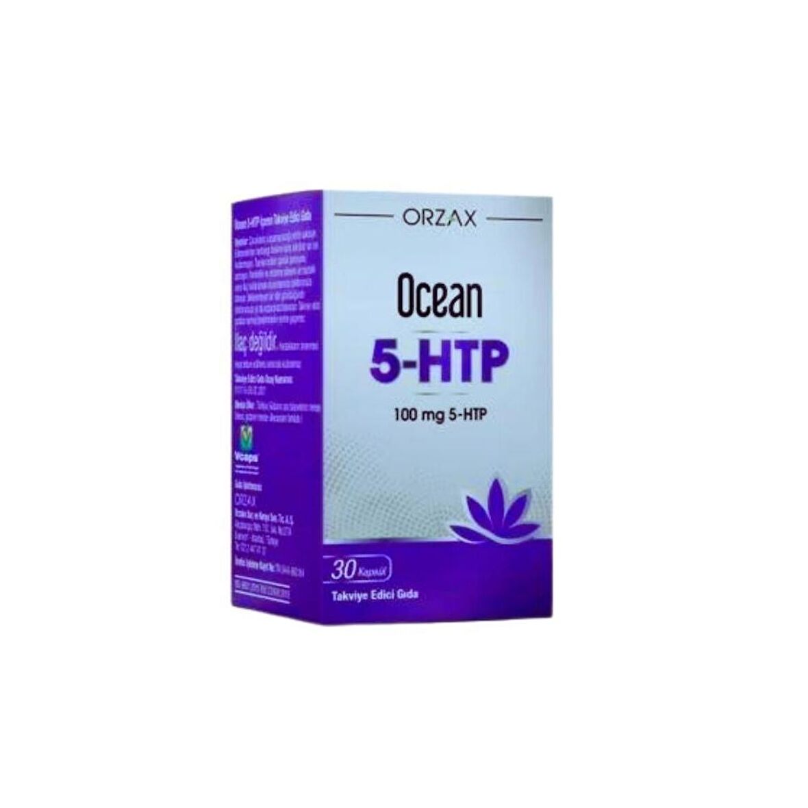 Ocean 5-HTP İçeren Takviye Edici Gıda 100mg 30 Kapsül 