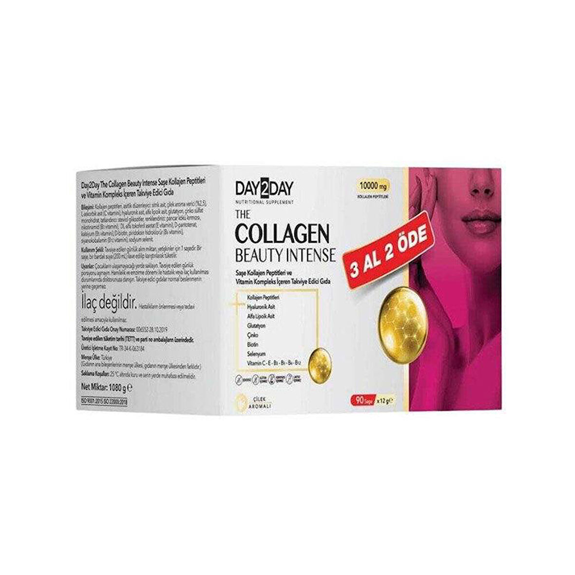 Day2day The Collagen Beauty Intense 90 Saşe - 3 al 2 öde