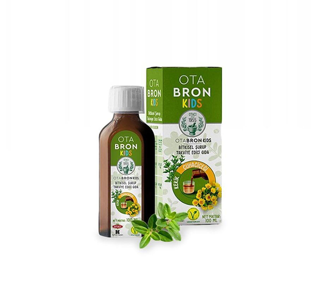 Ota Bron Kids Kekik Ve Çuhaçiçeği Bitkisel Şurup 100ml