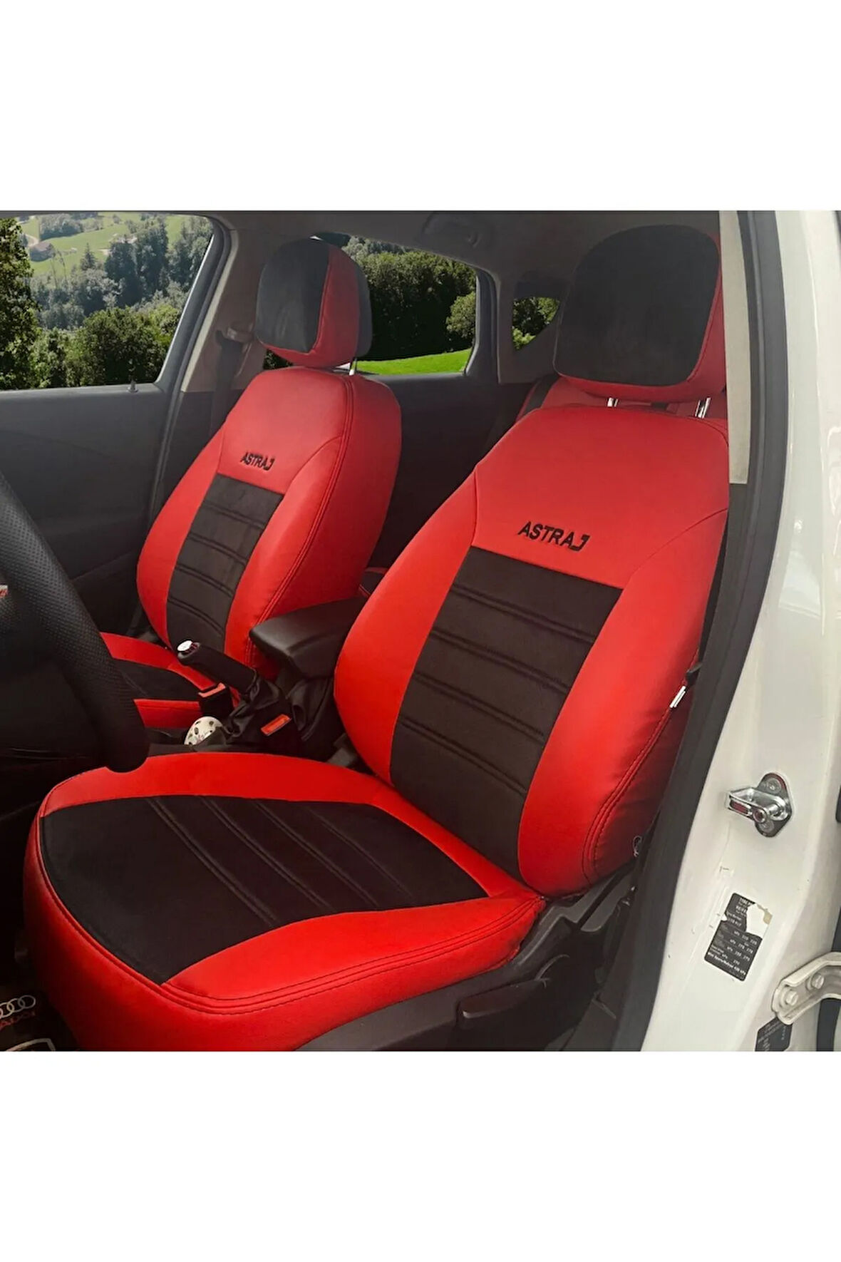 Opel Astra Araca Özel Oto Koltuk Kılıfı - Tay Tüyü ve 1.Kalite Deri