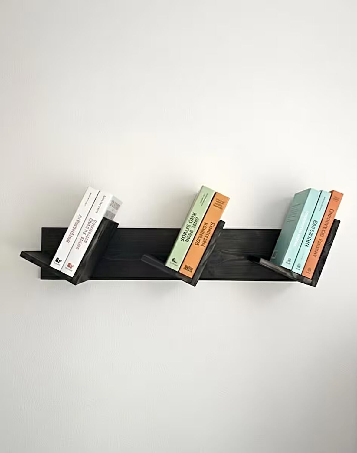 Doğal Ahşap Kitaplık, Dekoratif Tasarım Ahşap Vintage Kitaplık