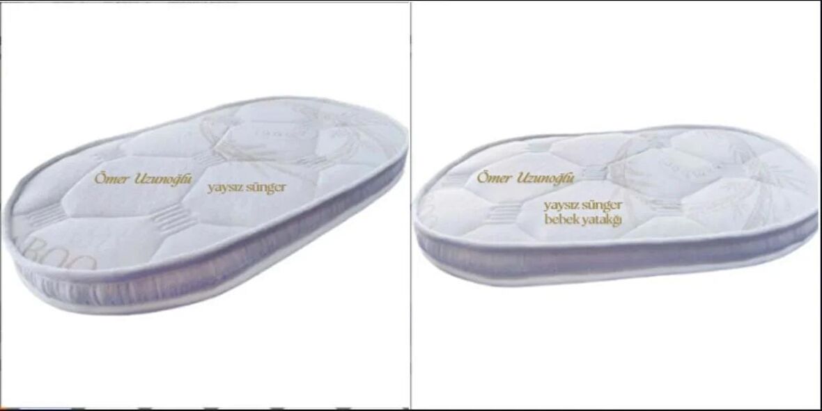 Anne Yanı Bambu Oval Beşik Yatagı 40X80X15