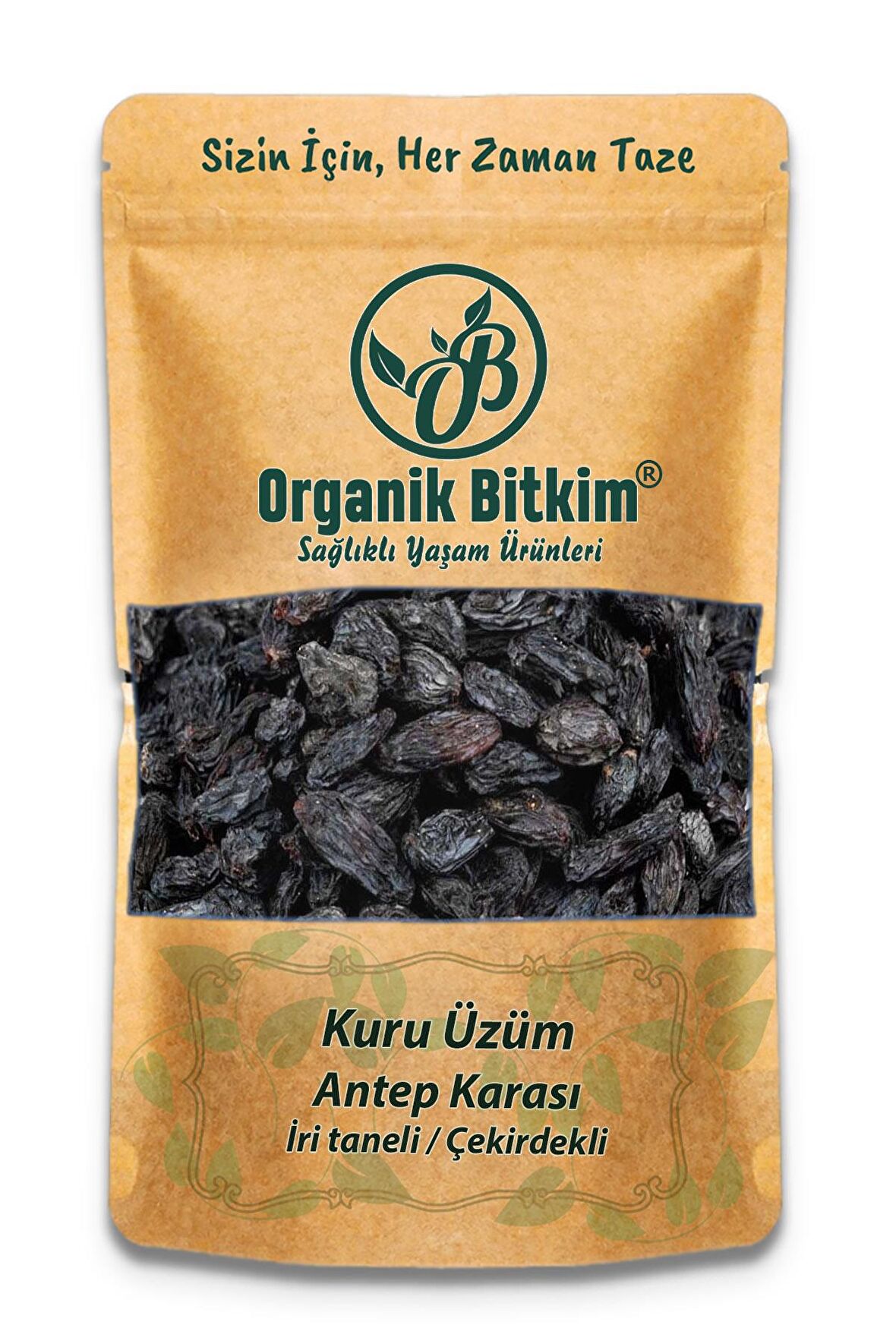 Antep Karası Üzüm Kurusu İri Boy Çekirdekli 500 gr